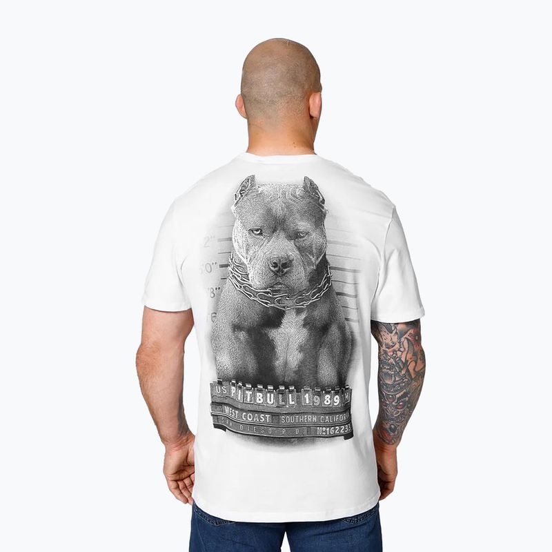 Vyriški marškinėliai Pitbull West Coast Mugshot 2 white 3