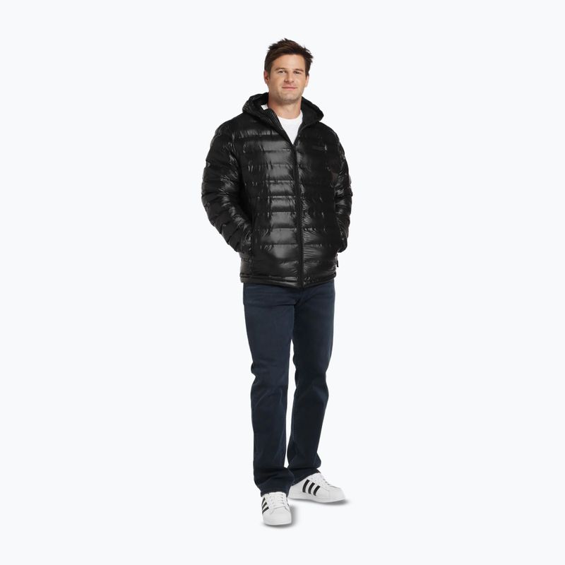 Pitbull West Coast vyriška žieminė striukė Deerfoot su gobtuvu Padded black 2