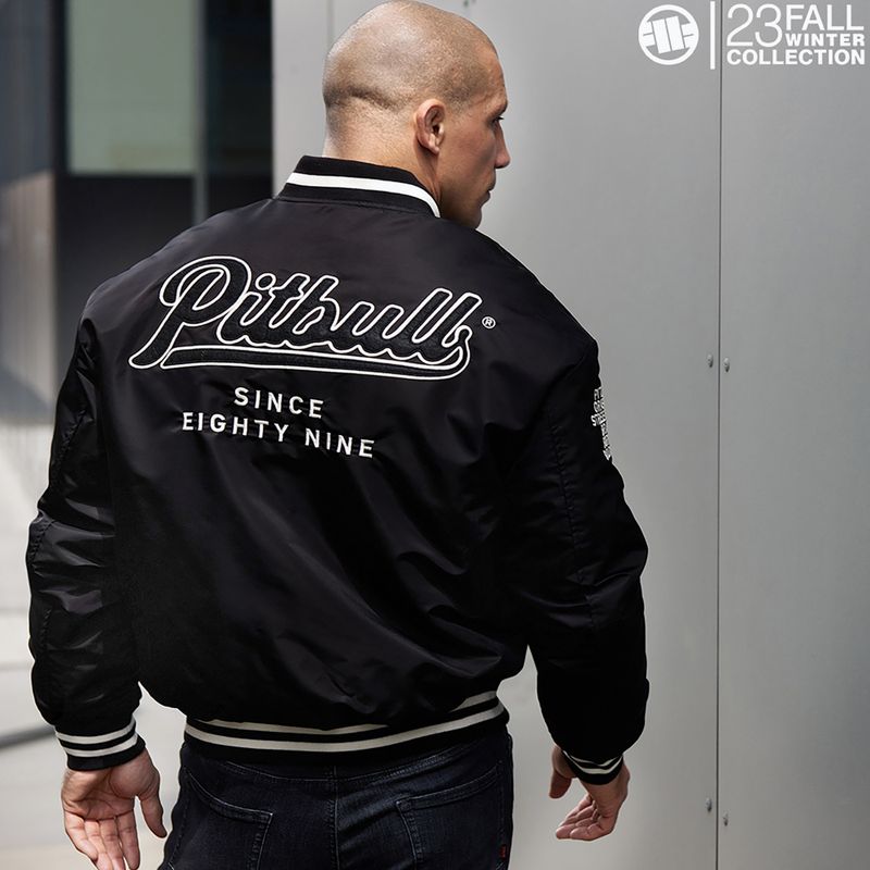 Vyriška žieminė striukė Pitbull Seabridge Varsity black 10