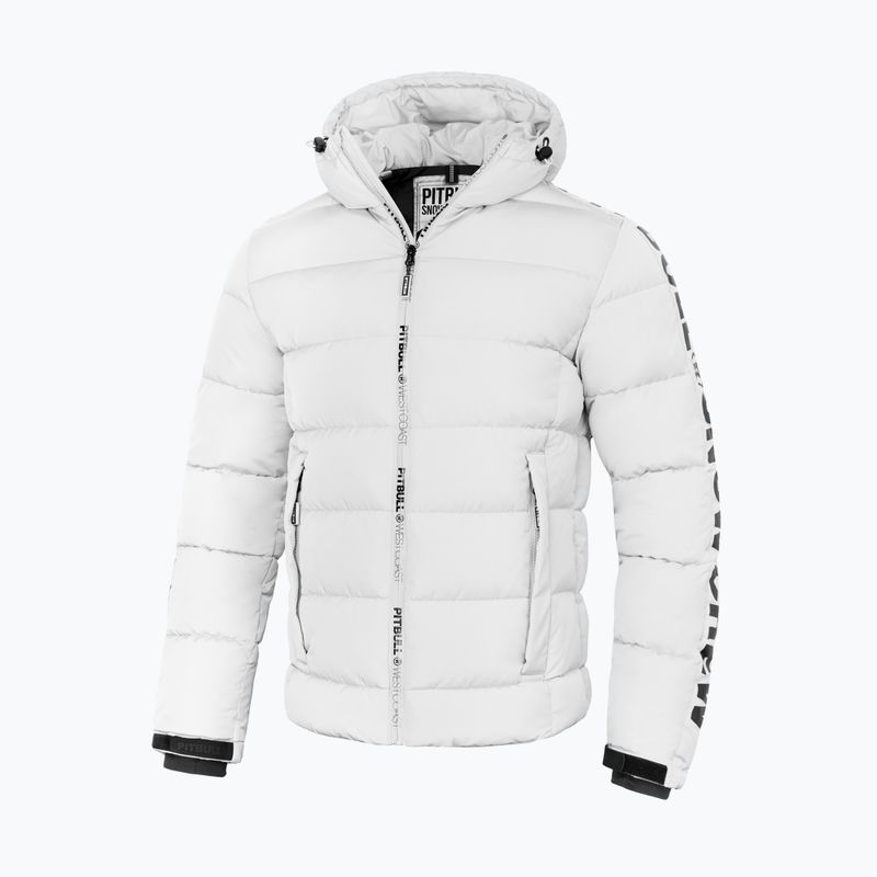 Pitbull West Coast vyriška Airway 4 Padded Hooded pūkinė striukė su gobtuvu off white 4