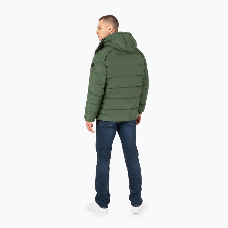 Pitbull West Coast vyriška žieminė striukė Perseus Hooded Padded olive 2