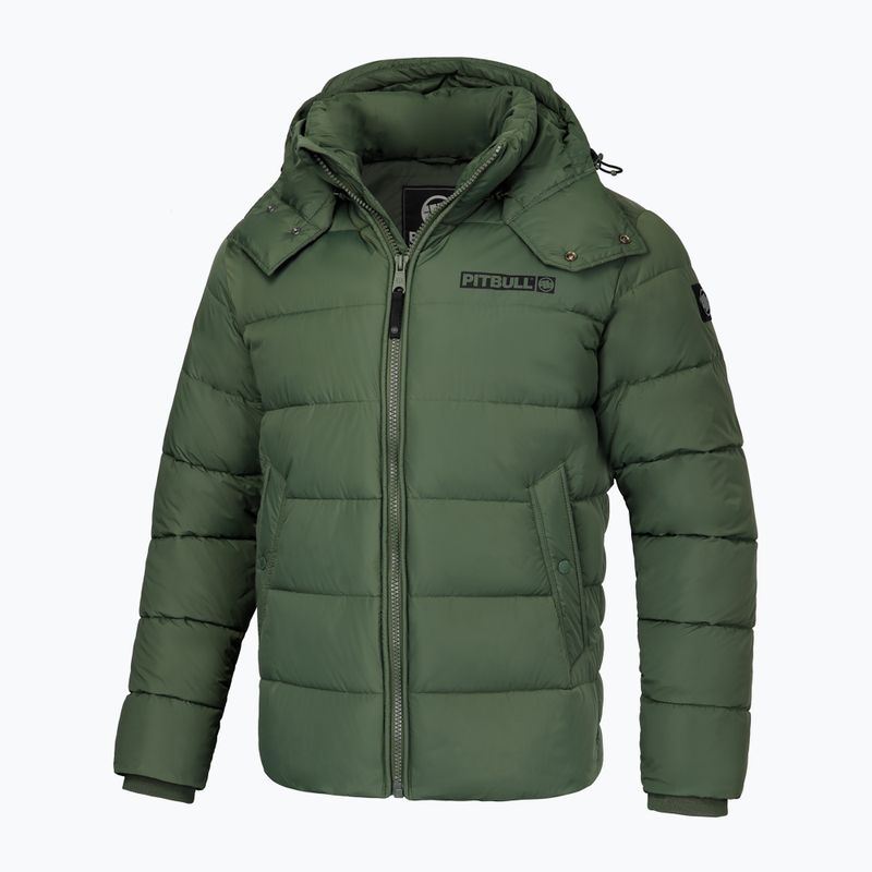 Pitbull West Coast vyriška žieminė striukė Perseus Hooded Padded olive 3