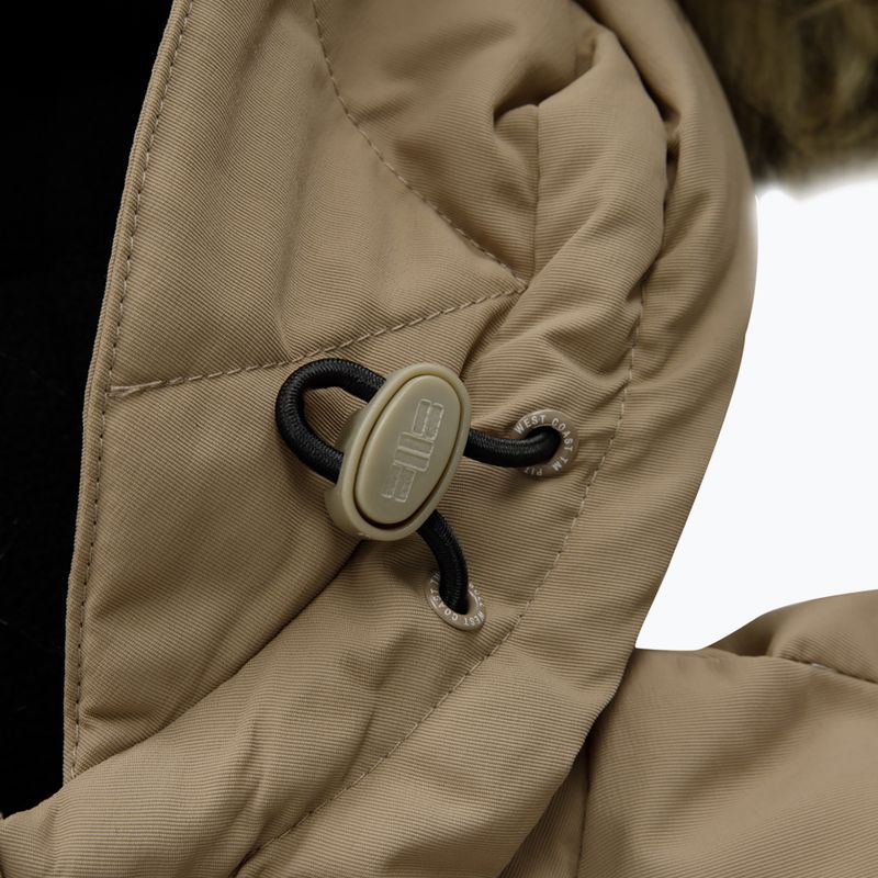 Pitbull West Coast vyriška žieminė striukė Taurus Hooded dark sand 6