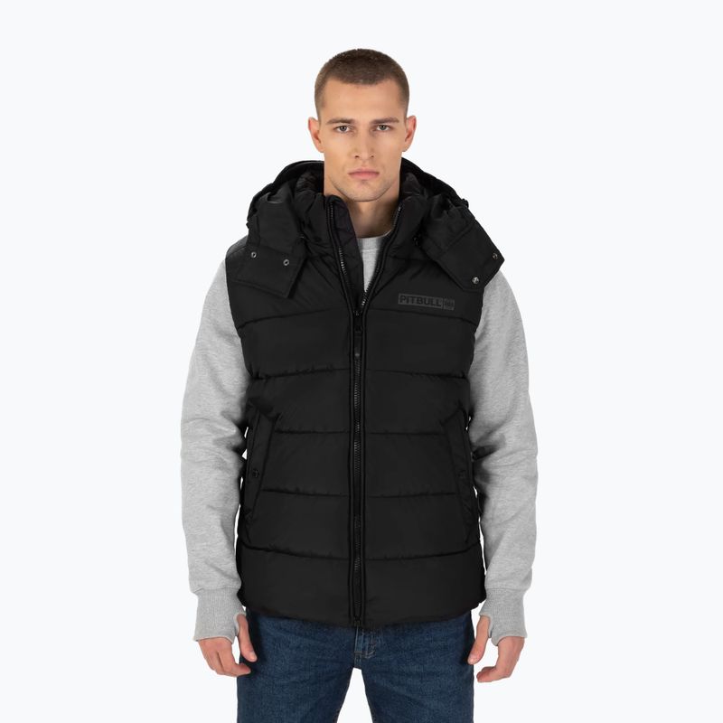 Pitbull West Coast vyriška žieminė striukė Perseus Hooded Vest black