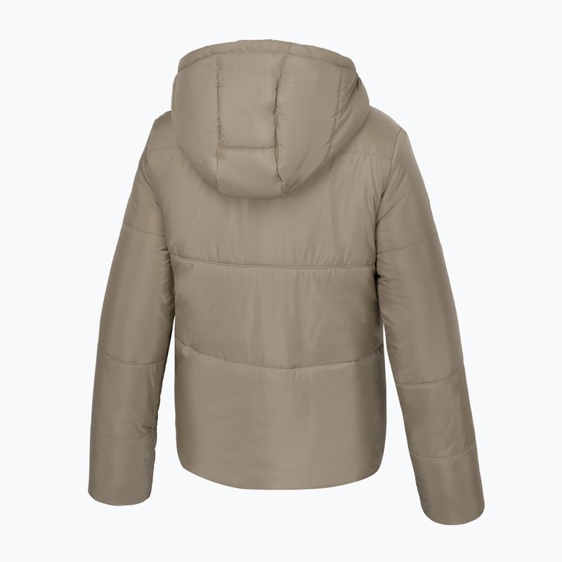 Pitbull West Coast moteriška žieminė striukė Jenell Quilted Hooded dark sand 4