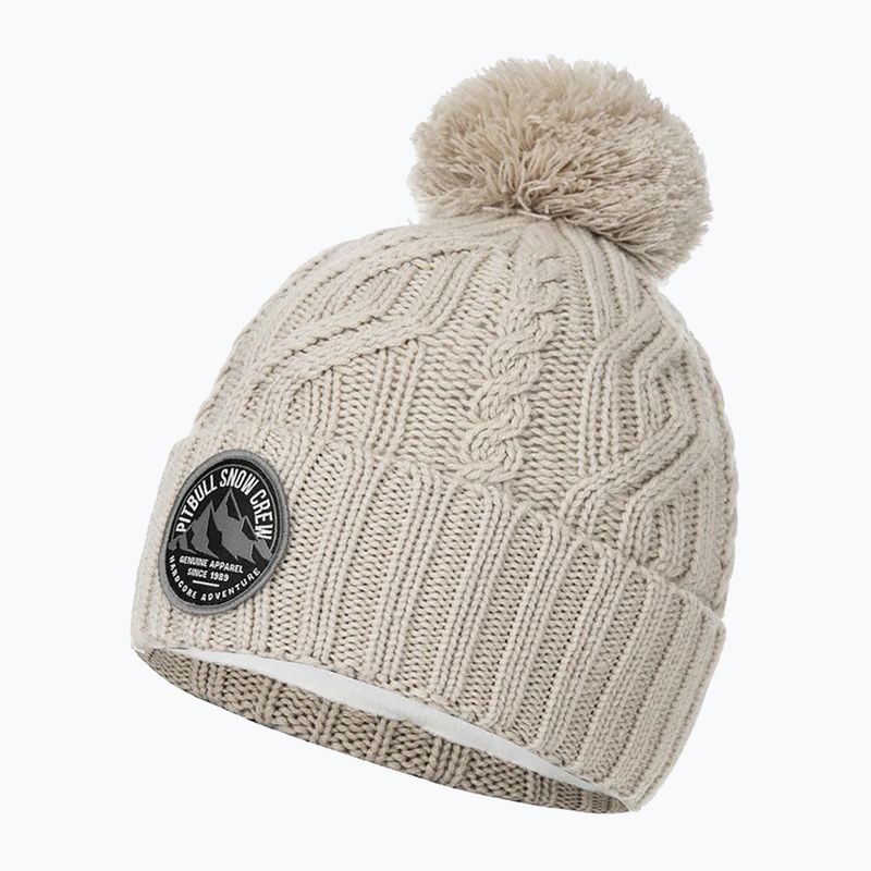 Žieminė kepurė Pitbull West Coast Beanie Snow Crew sand