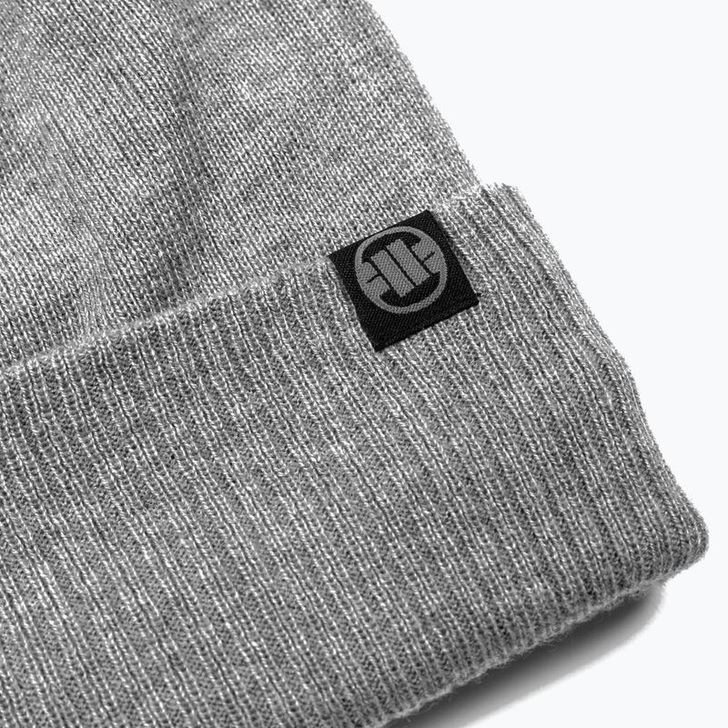 Žieminė kepurė Pitbull Beanie Small Logo 2 graphite melange 2