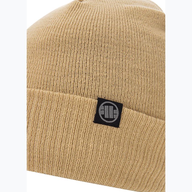 Žieminė kepurė Pitbull West Coast Beanie Small Logo 2 sand 3