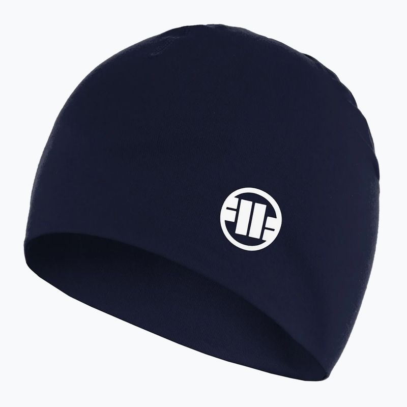 Vyriška žieminė kepurė Pitbull Beanie Small Logo II navy/white