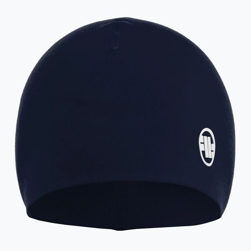 Vyriška žieminė kepurė Pitbull Beanie Small Logo II navy/white 3