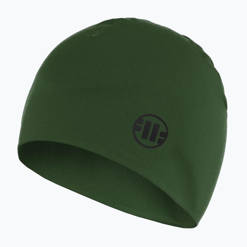 Vyriška žieminė kepurė Pitbull Beanie Small Logo II olive/black