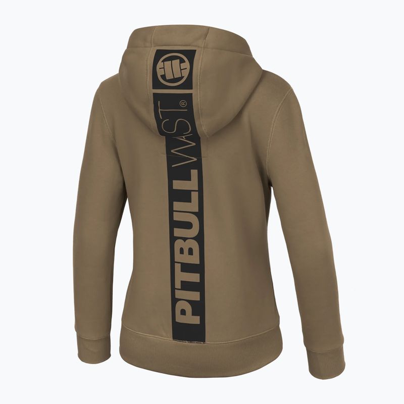 Moteriškas Pitbull West Coast Zip Hilltop džemperis su gobtuvu coyote brown 2