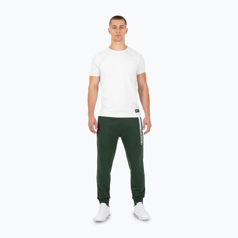 Vyriškos kelnės Pitbull New Hilltop Jogging dark green 2