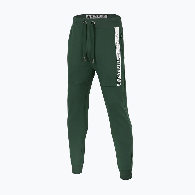 Vyriškos kelnės Pitbull New Hilltop Jogging dark green 4