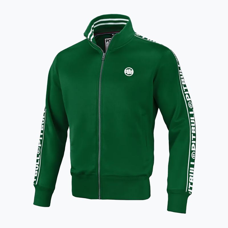 Vyriška striukė Pitbull West Coast Trackjacket Tape Logo Terry Group green