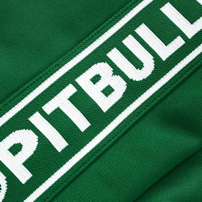 Vyriška striukė Pitbull West Coast Trackjacket Tape Logo Terry Group green 7