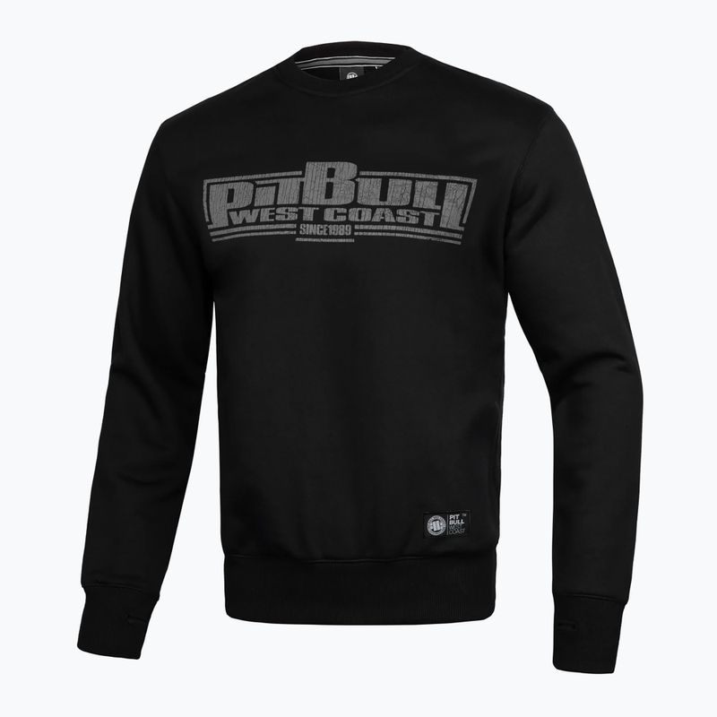 Vyriški Pitbull West Coast Boxing FD Crewneck džemperiai juodos spalvos 3