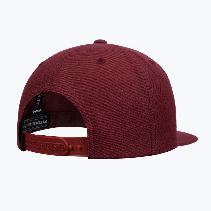 Kepuraitė su snapeliu Pitbull West Coast Snapback Pitbull YP Classic Premium burgundy 2