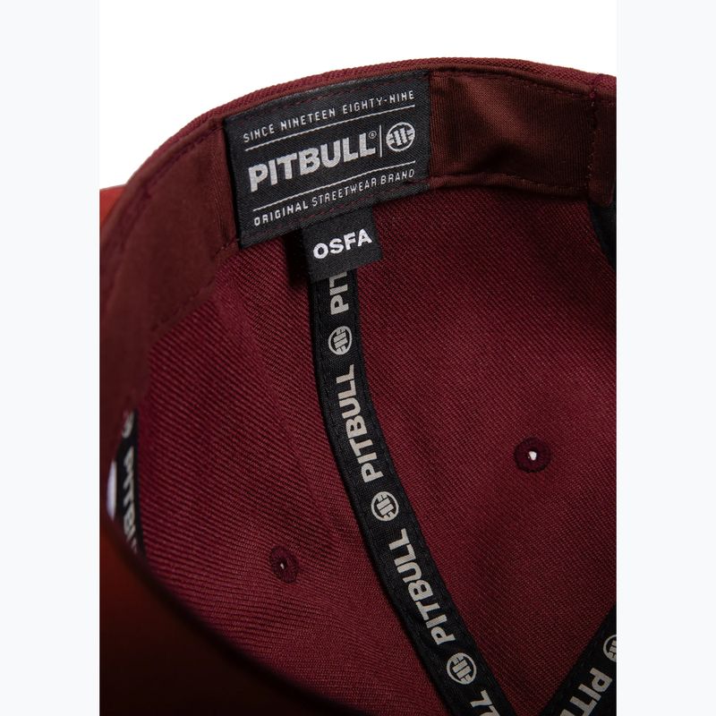 Kepuraitė su snapeliu Pitbull West Coast Snapback Pitbull YP Classic Premium burgundy 7