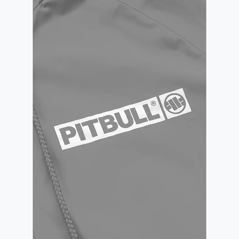 Vyriška striukė Pitbull West Coast Athletic Logo Hooded Nylon light grey 9
