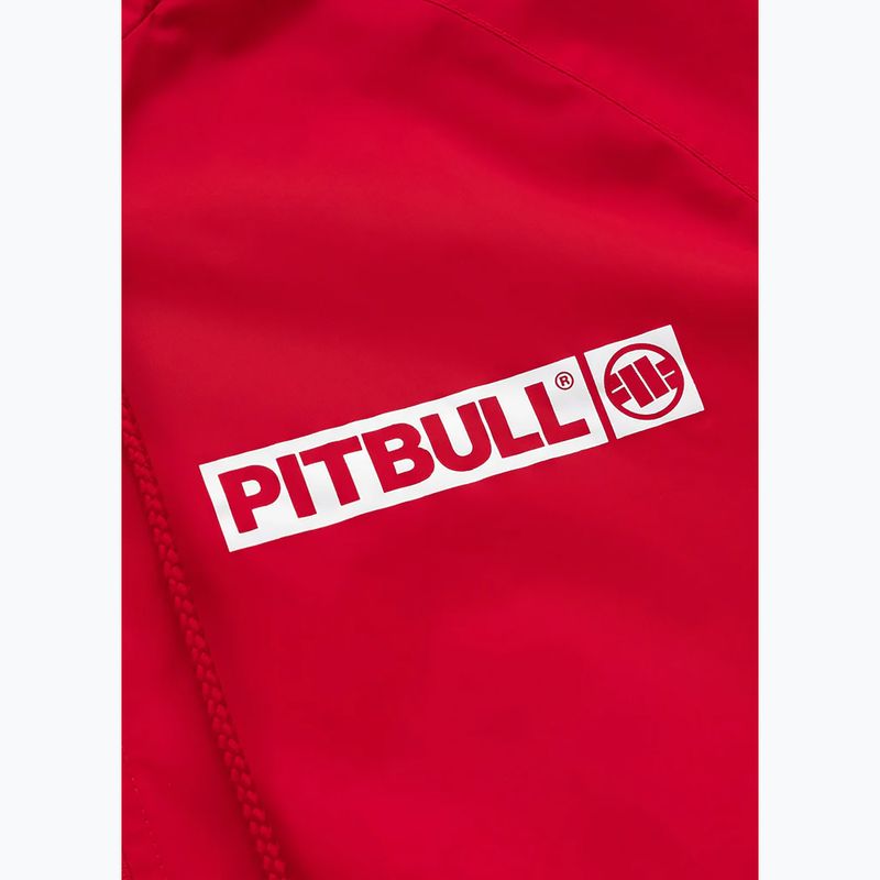 Vyriška striukė Pitbull West Coast Athletic Hilltop Hooded Nylon red 9