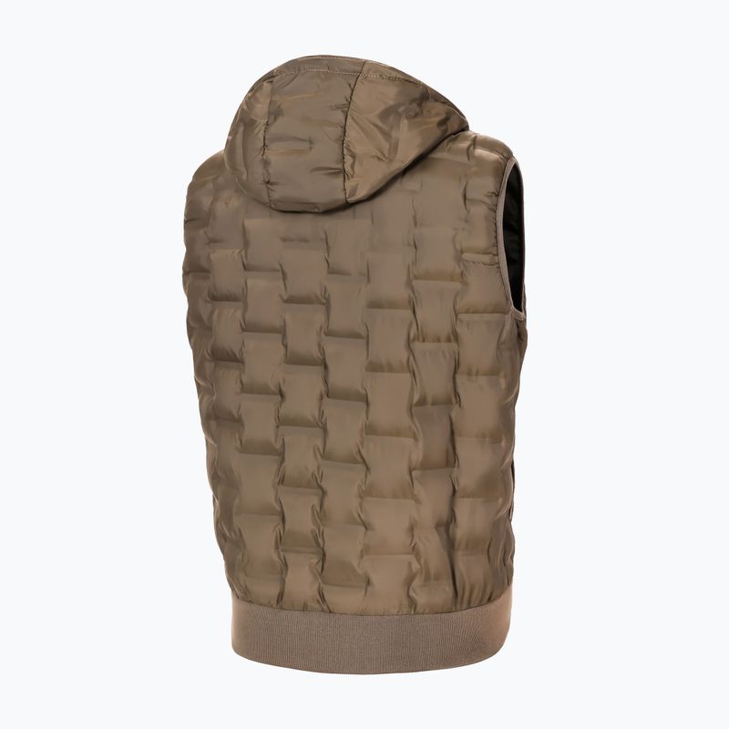 Pitbull West Coast vyriškas be rankovių Eclipse Hooded Padded coyote brown 5