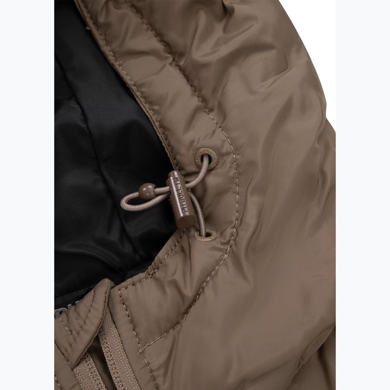 Pitbull West Coast vyriškas be rankovių Eclipse Hooded Padded coyote brown 7