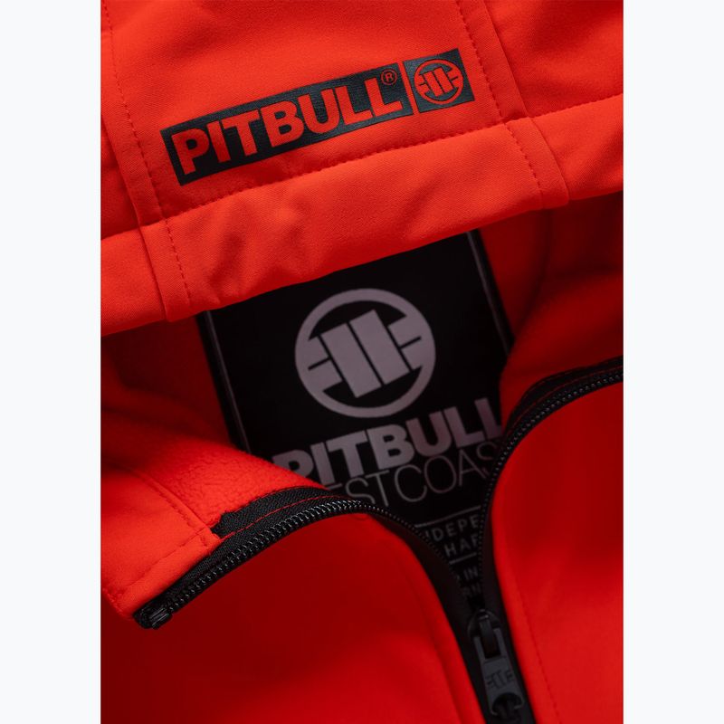 Pitbull West Coast vyriška Midway 2 Softshell striukė flame red 6