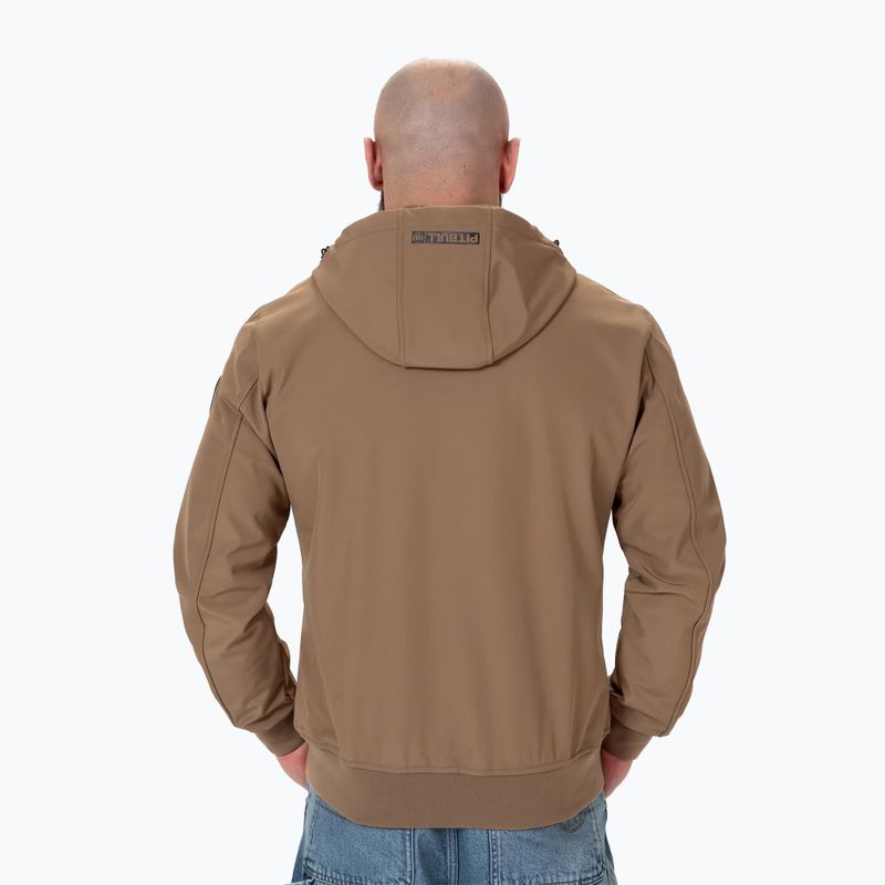 Pitbull West Coast vyriška Midway 2 Softshell striukė coyote brown 2