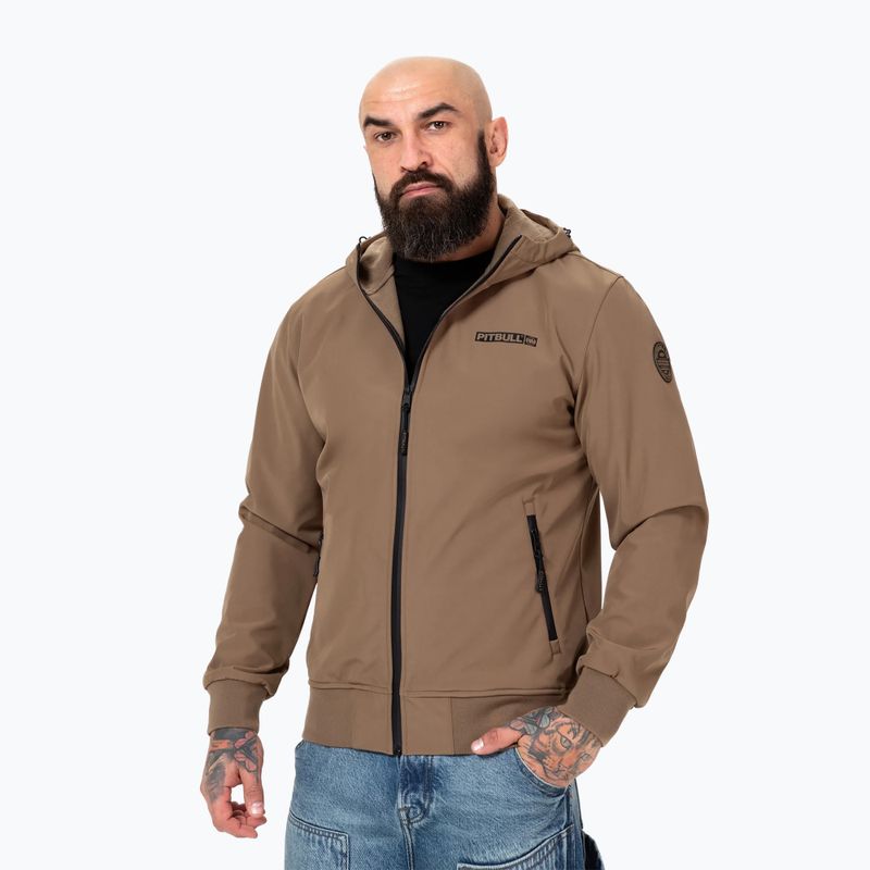 Pitbull West Coast vyriška Midway 2 Softshell striukė coyote brown 3