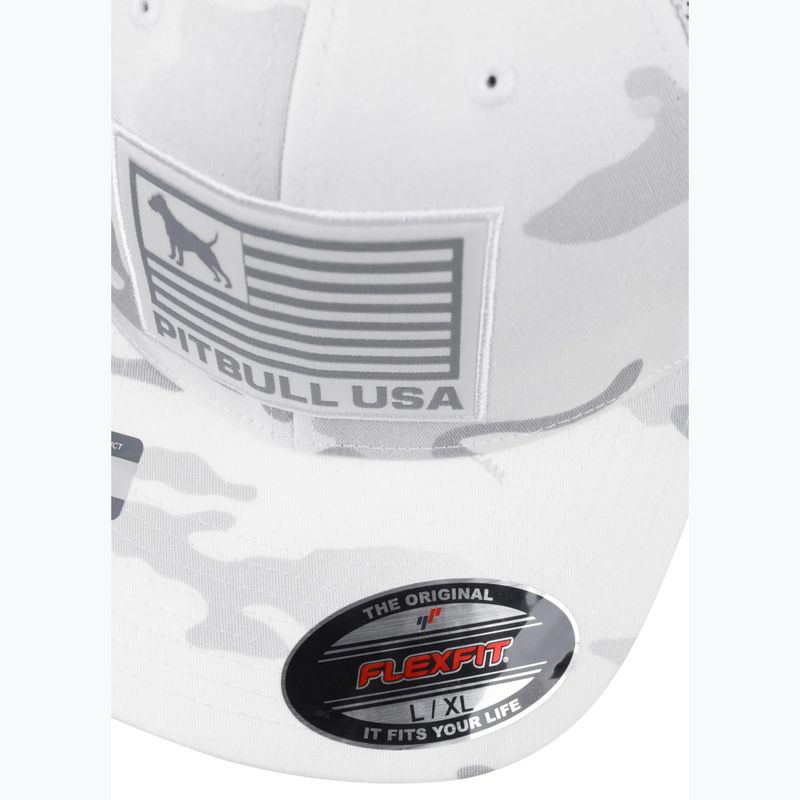 Vyriška kepurė su snapeliu Pitbull Mesh Full Cap Pitbull Usa Multicam white/camouflage 4