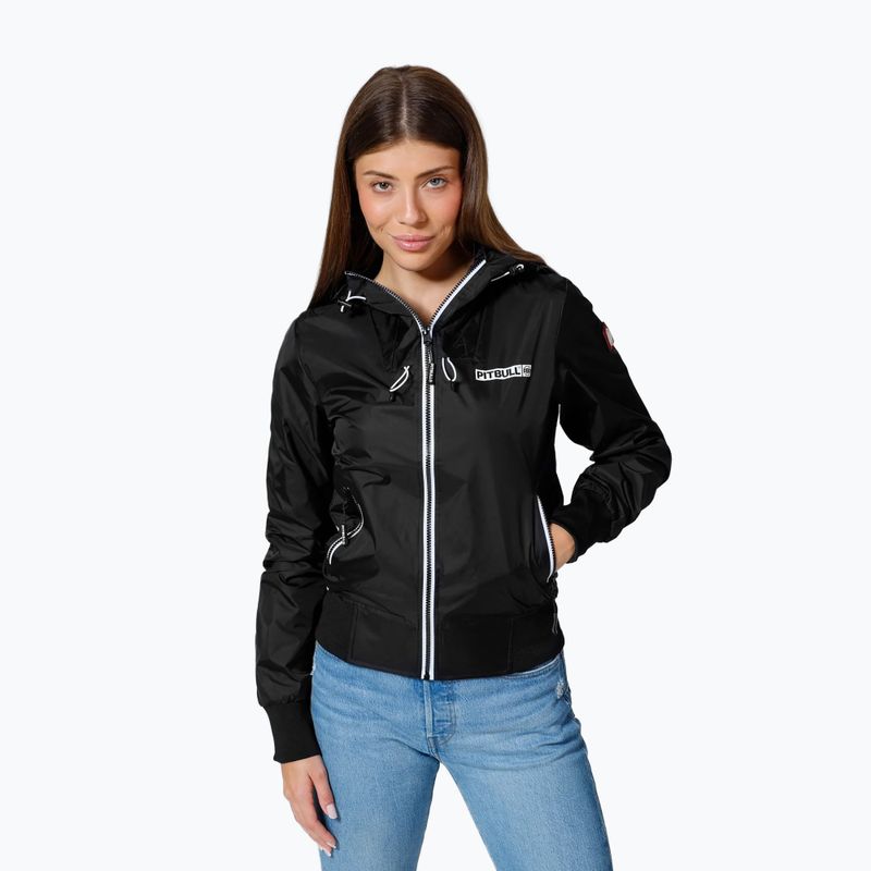 Pitbull West Coast moteriška striukė Aaricia Hilltop Hooded Nylon black 4