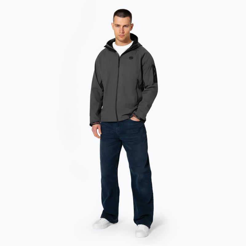 Vyriška striukė Pitbull West Coast Airfield Softshell graphite 2