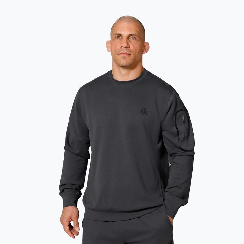 Vyriškas džemperis Pitbull West Coast Explorer Crewneck graphite