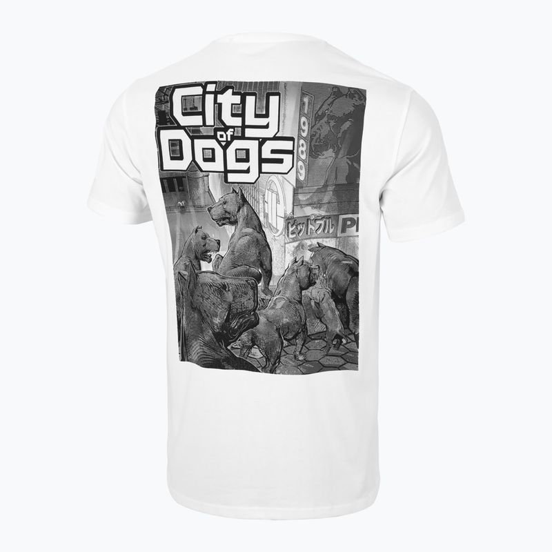 Vyriški marškinėliai Pitbull West Coast City Of Dogs white 4