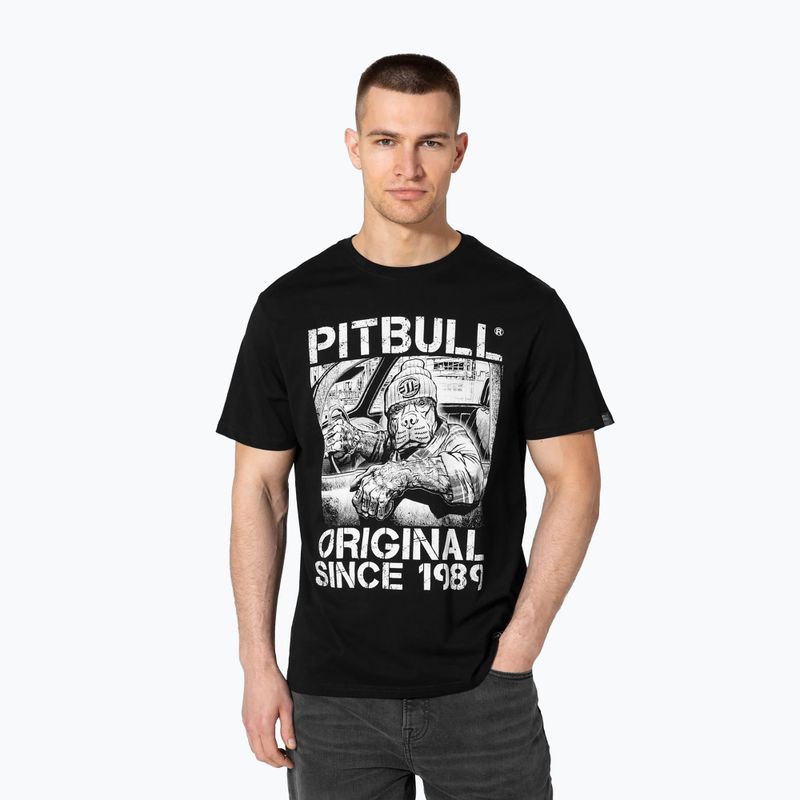 Vyriški marškinėliai Pitbull Drive black