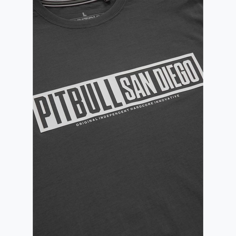 Vyriški marškinėliai Pitbull Eighty Nine Dog graphite 9