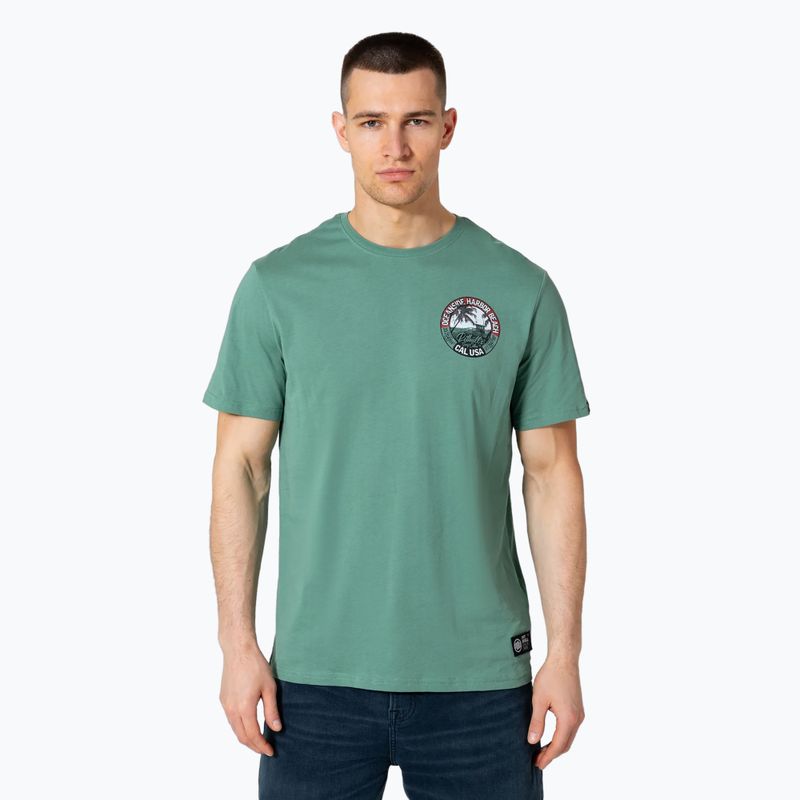 Vyriški marškinėliai Pitbull West Coast Oceanside mint