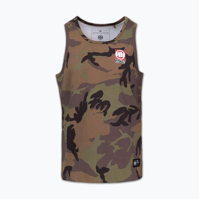 Vyriški marškinėliai Pitbull Small Hilltop Tank Top woodland camo 4