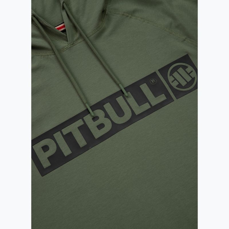 Vyriškas džemperis Pitbull Mercado Hilltop Hooded olive 3