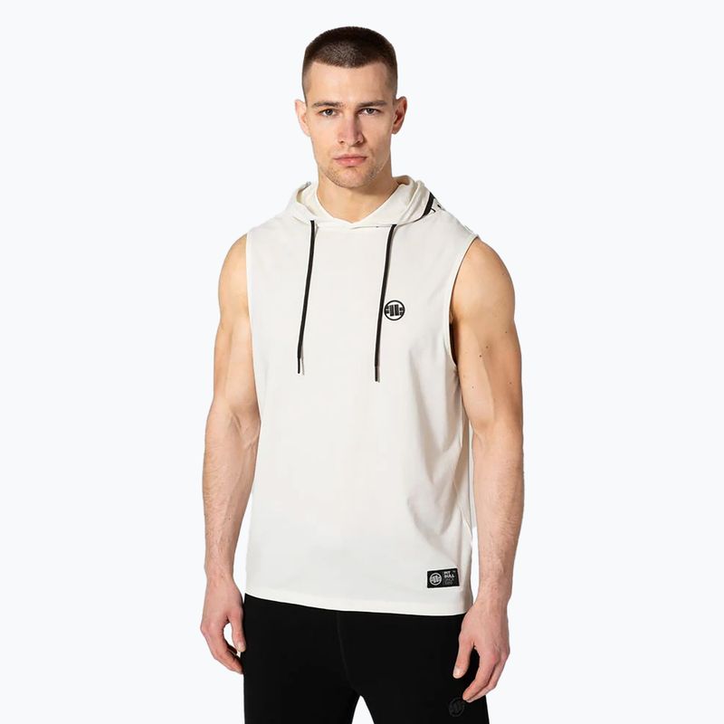 Vyriškas tank topas Pitbull Mercado Hilltop Hooded Sleeveless white