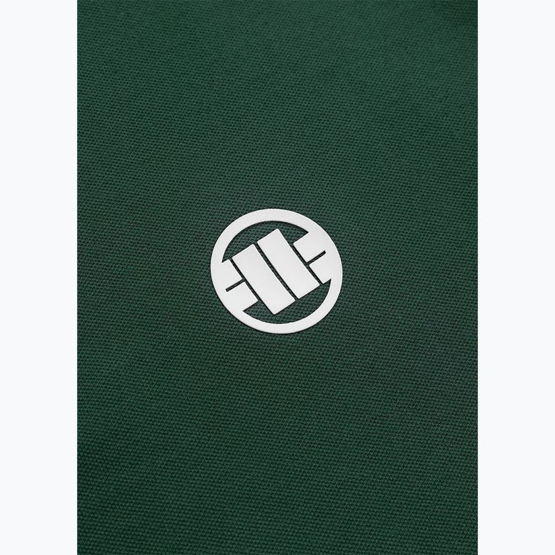 Vyriški polo marškinėliai Pitbull Polo Pique Stripes Regular jade green 6