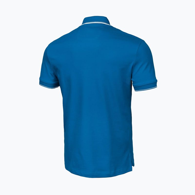 Vyriški polo marškinėliai Pitbull Polo Pique Stripes Regular royal blue 5