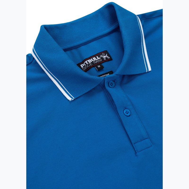 Vyriški polo marškinėliai Pitbull Polo Pique Stripes Regular royal blue 6