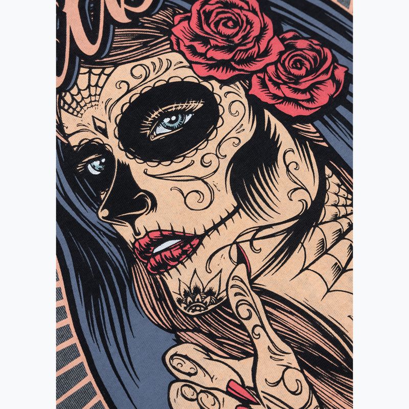 Vyriški marškinėliai Pitbull West Coast Santa Muerte graphite 6
