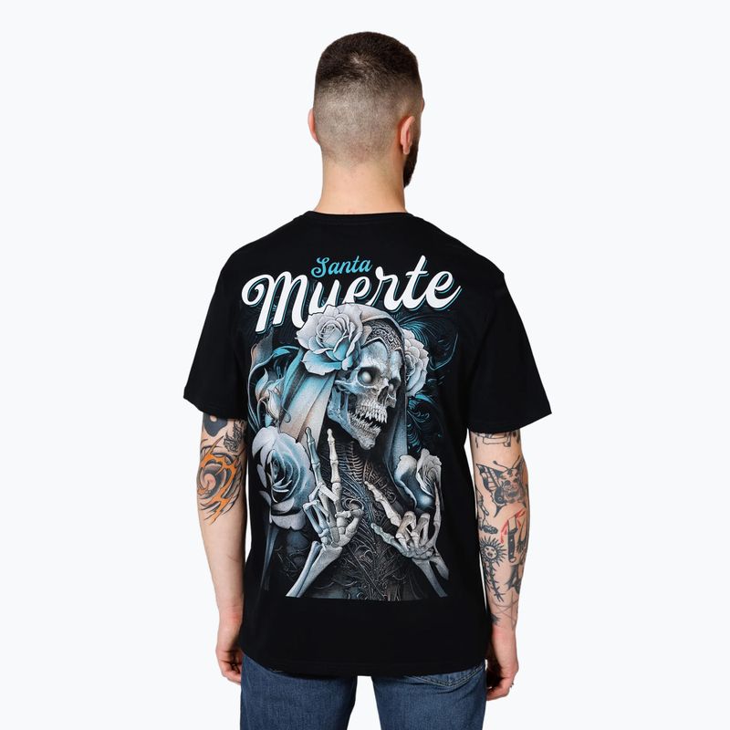Vyriški marškinėliai Pitbull West Coast Santa Muerte black 3