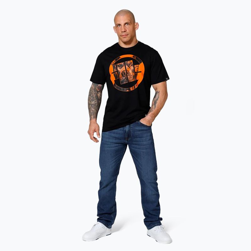 Vyriški marškinėliai Pitbull West Coast Orange Dog 24 black 2