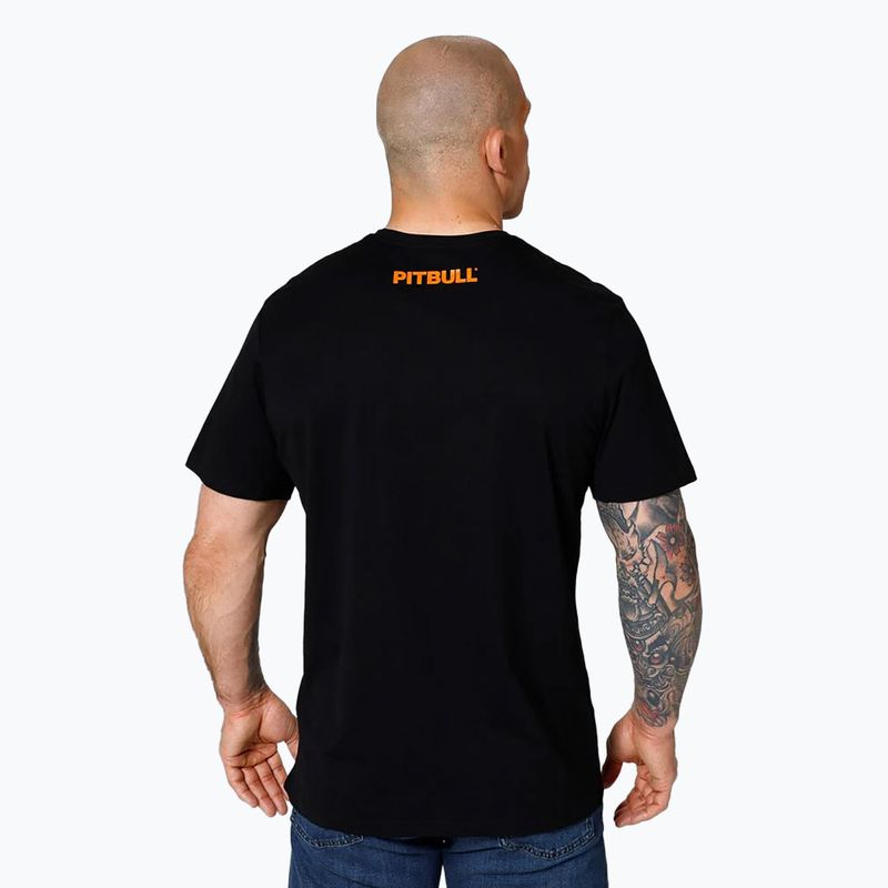 Vyriški marškinėliai Pitbull West Coast Orange Dog 24 black 3