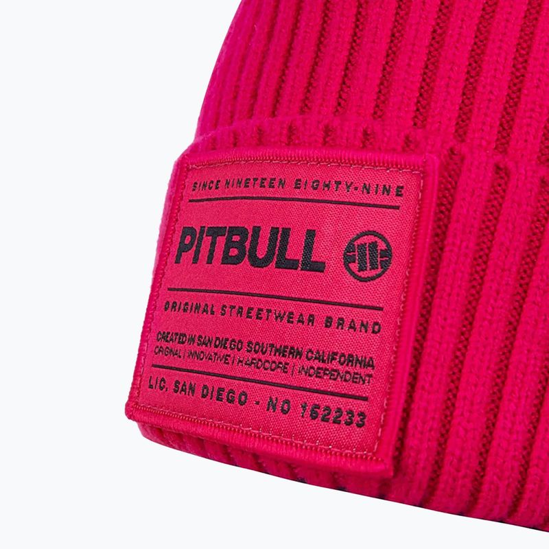 Vyriška žieminė kepurė Pitbull Beanie Dock pink 3