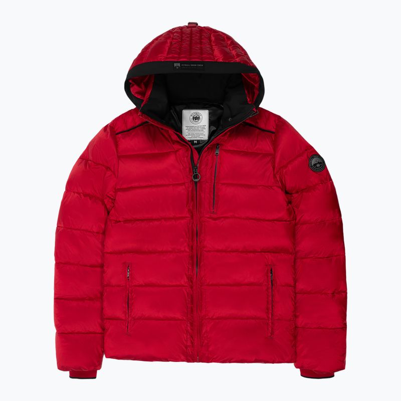 Vyriška žieminė striukė Pitbull Barles Ribstop Padded Hooded red